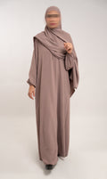 A Linie Jazz Abaya - Mink