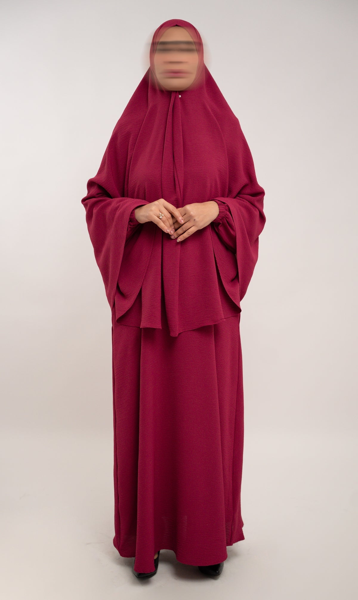 A Linie Jazz Abaya - Framboise